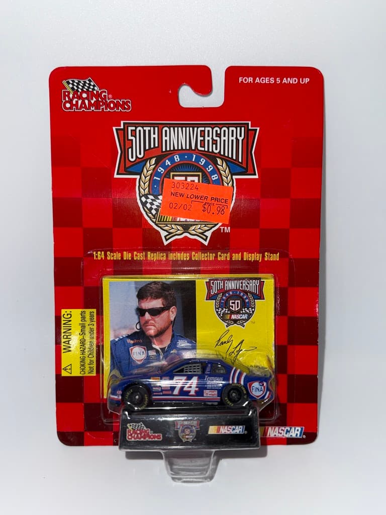 50th Anniversary 1998 #74 NASCAR Diecast Car Unopened