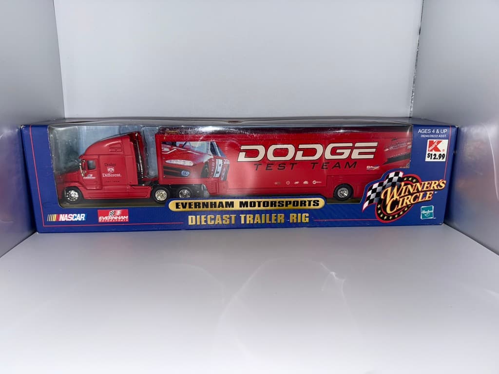 Dodge Test Team Diecast Trailer Rig - New, Sealed, NASCAR