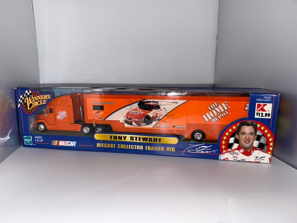 Tony Stewart Home Depot NASCAR Diecast Trailer