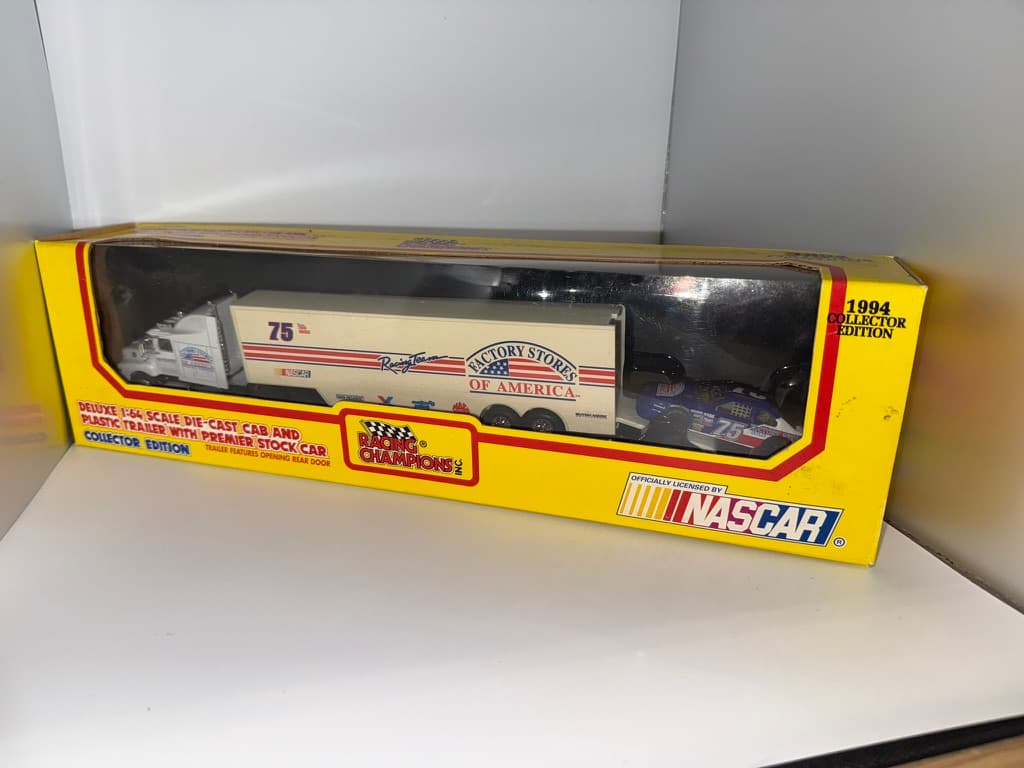 1994 NASCAR #75 Die-Cast Truck & Trailer Set NIB