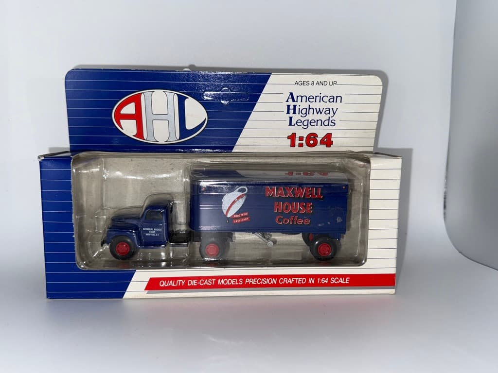 AHL 1:64 Maxwell House Coffee Die-Cast Truck - New in Box