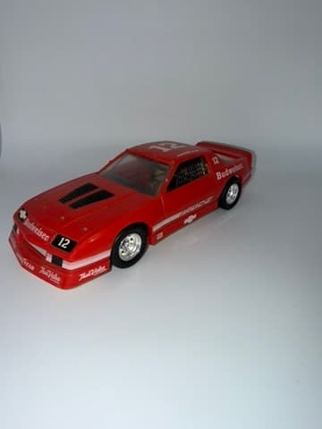 Vintage Red Budweiser Racing Car Model - Great Condition