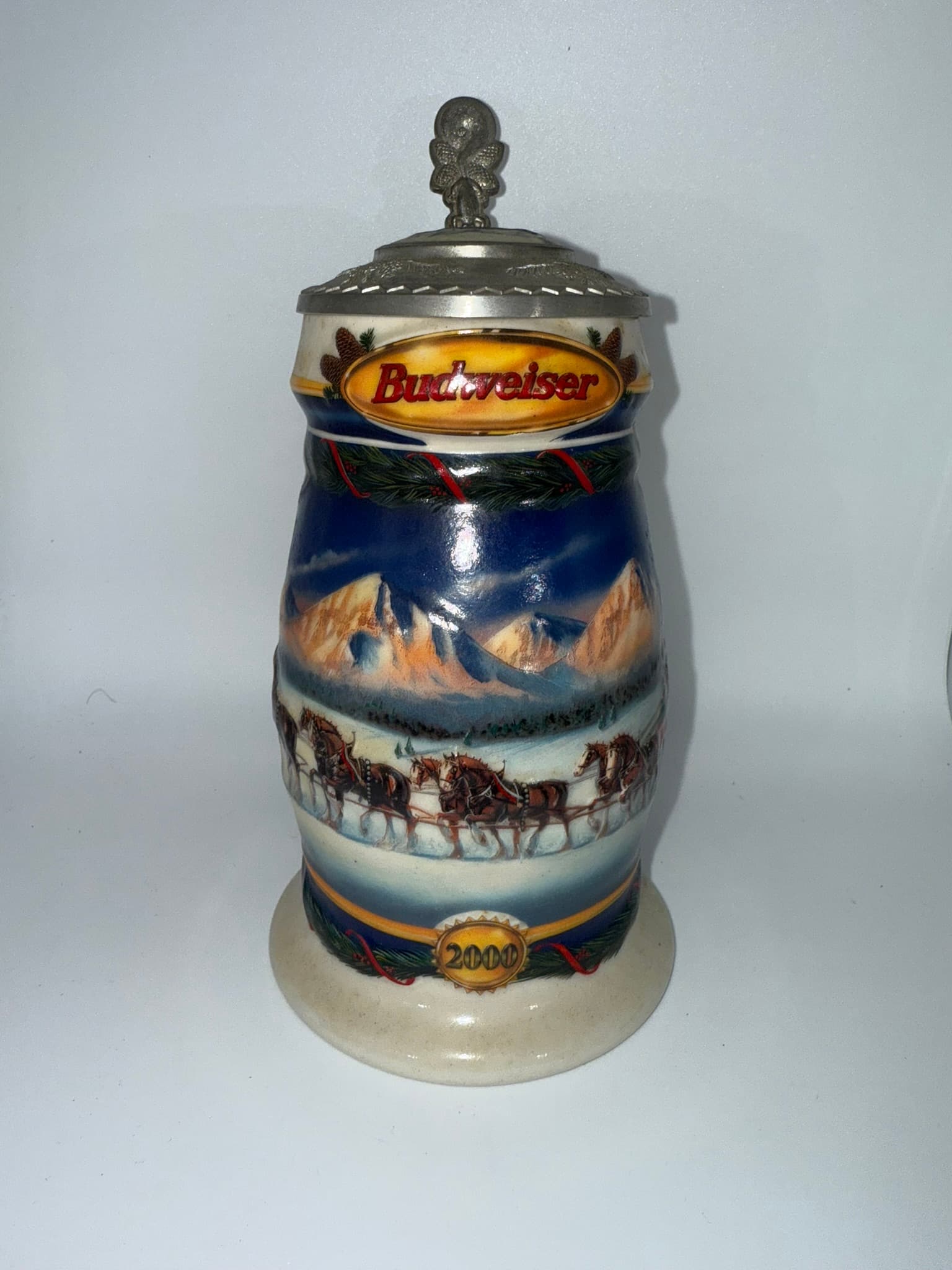 Budweiser Limited Edition Ceramic Beer Stein 2000