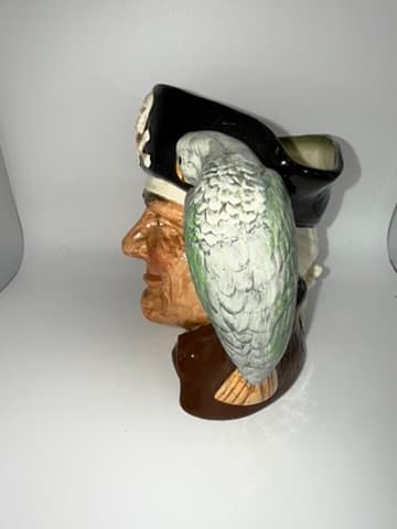 1951 Royal Doulton Long John Silver Mug with Parrot