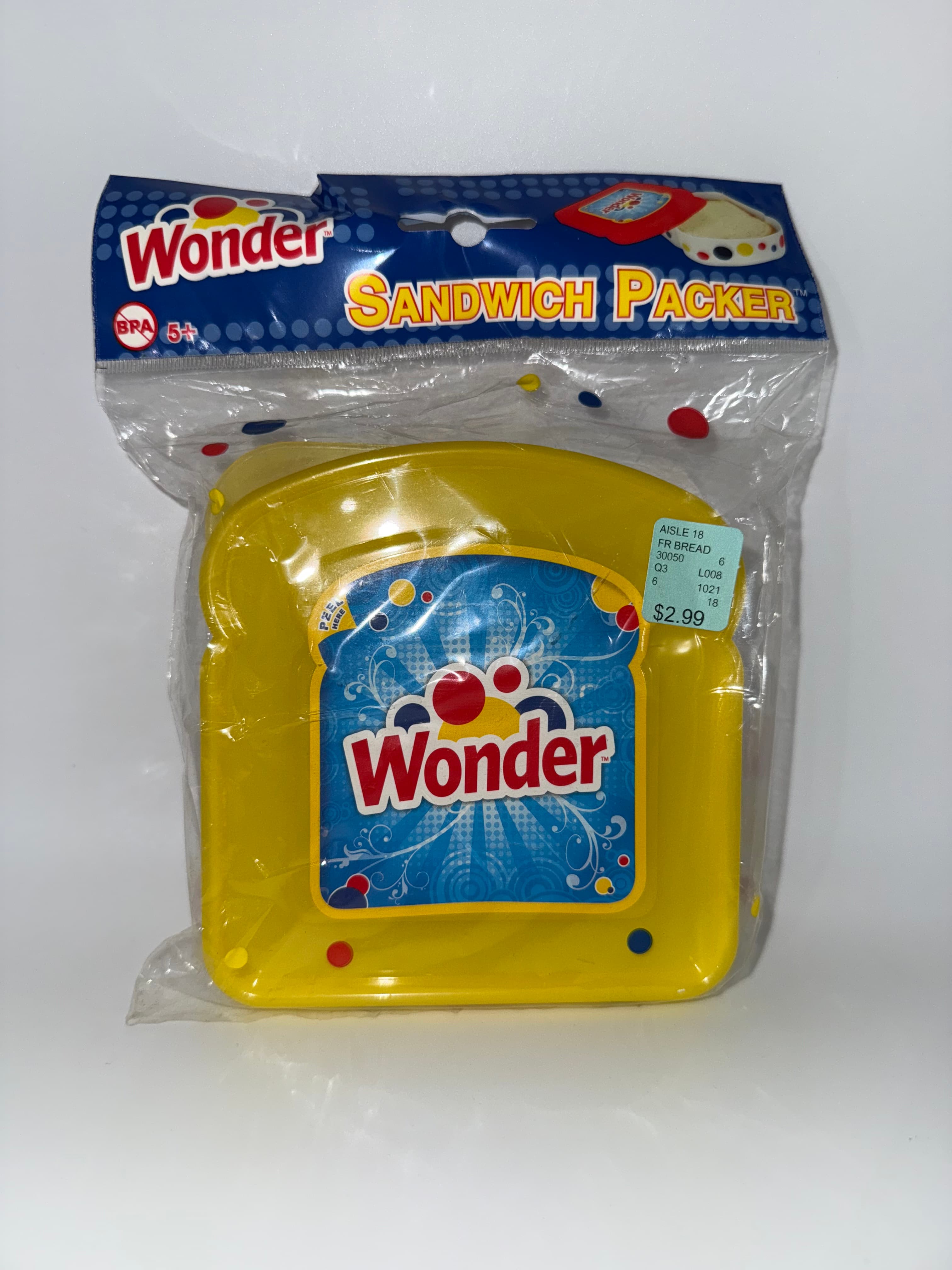 Wonder Bread Sandwich Packer Unopened (Yellow)