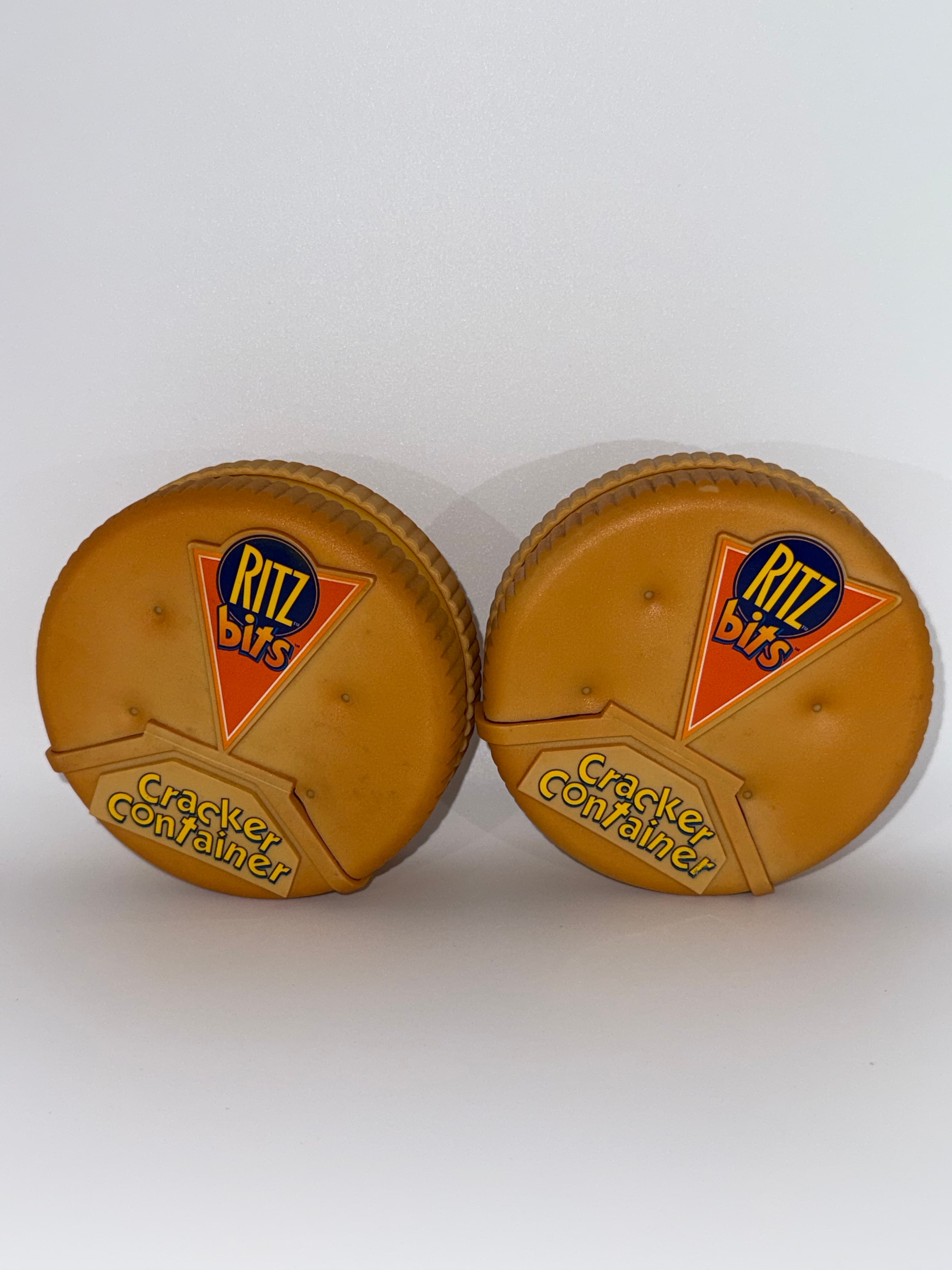 Vintage RITZ Bits Cracker Container Set - Great Condition