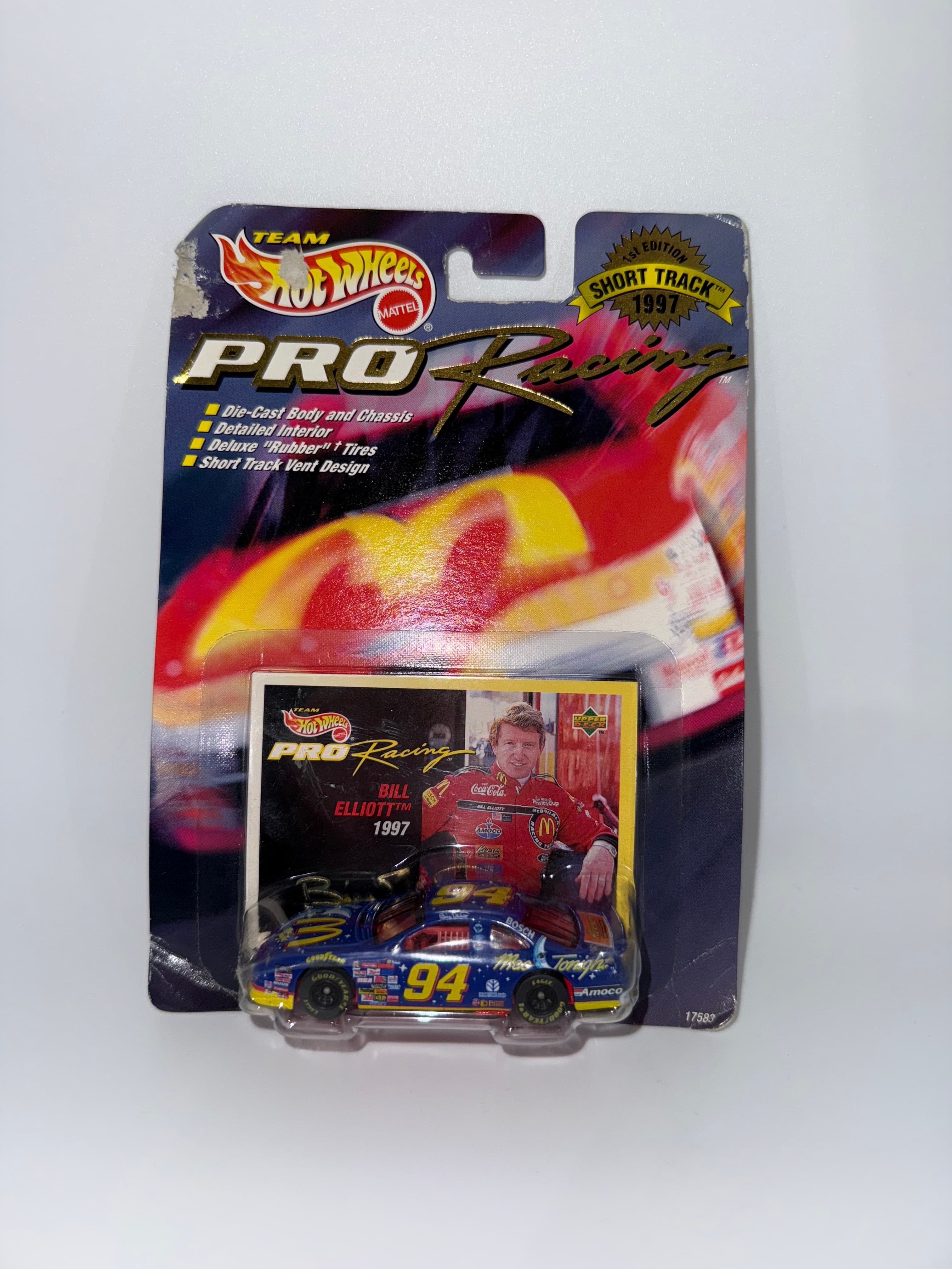 Bill Elliott 1997 McDonald's Hot Wheels Pro Racing Car