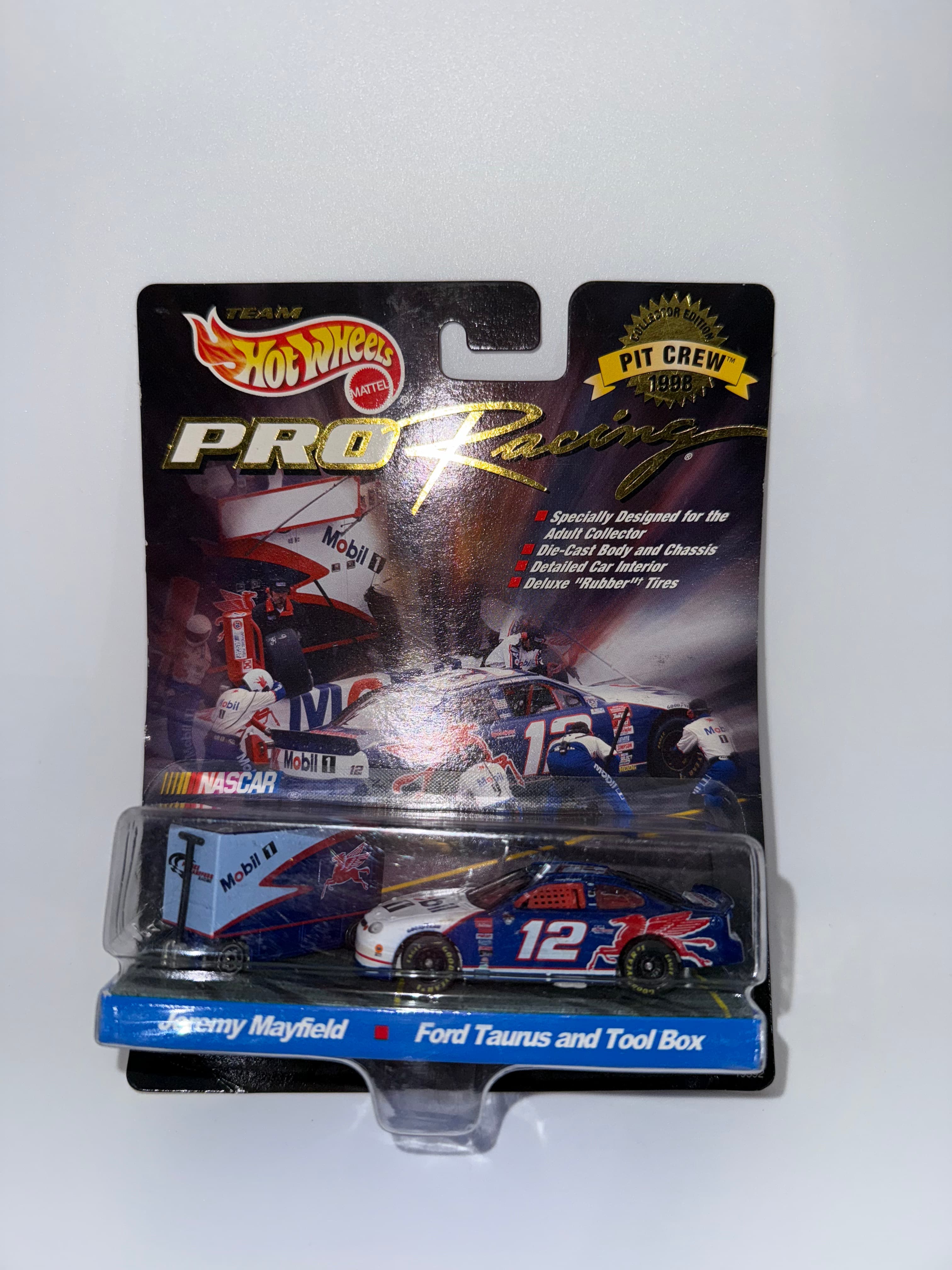 Hot Wheels Pro Racing Jeremy Mayfield Ford Taurus & Toolbox