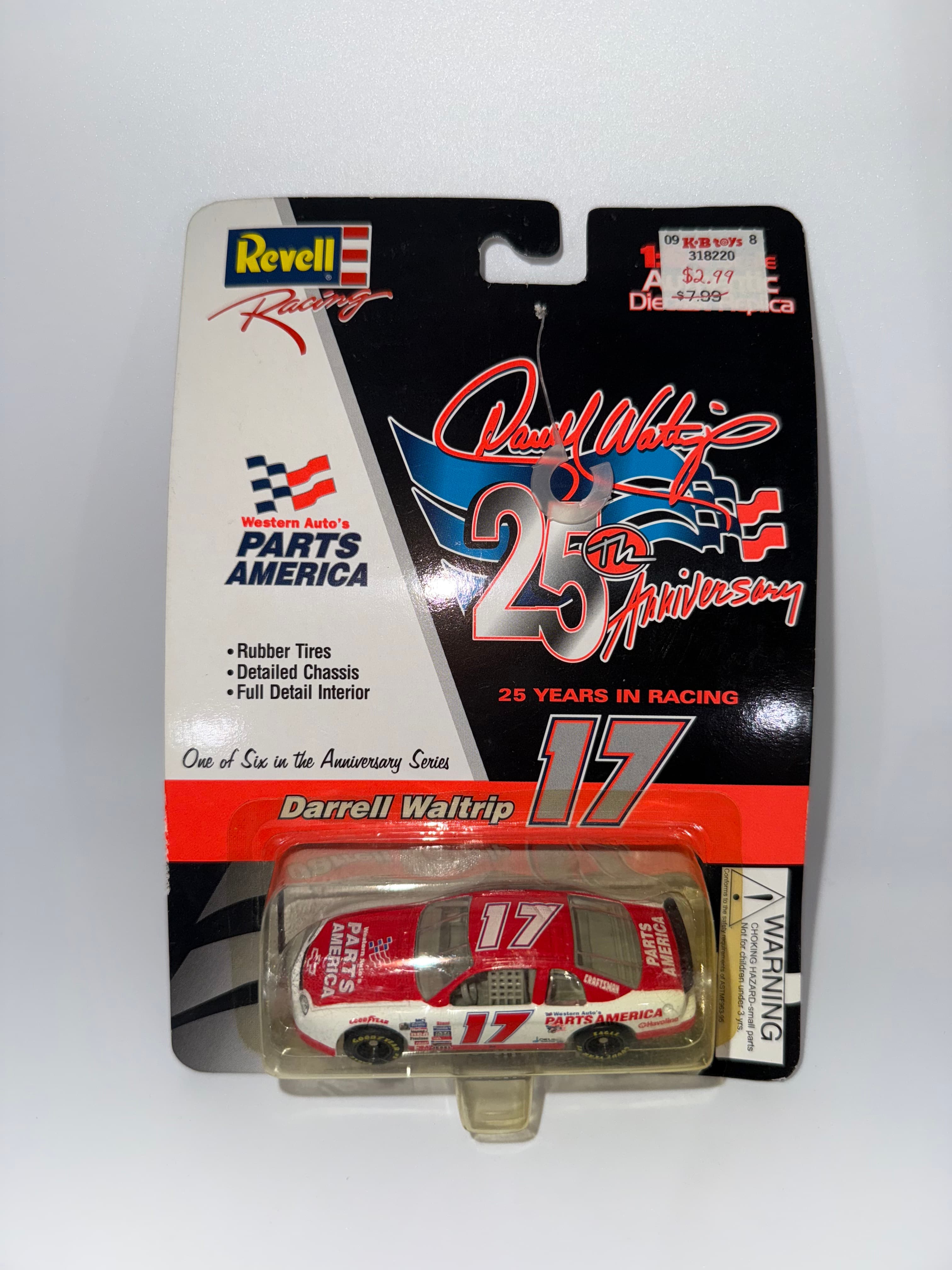 Darrell Waltrip #17 25th Anniversary Diecast Car