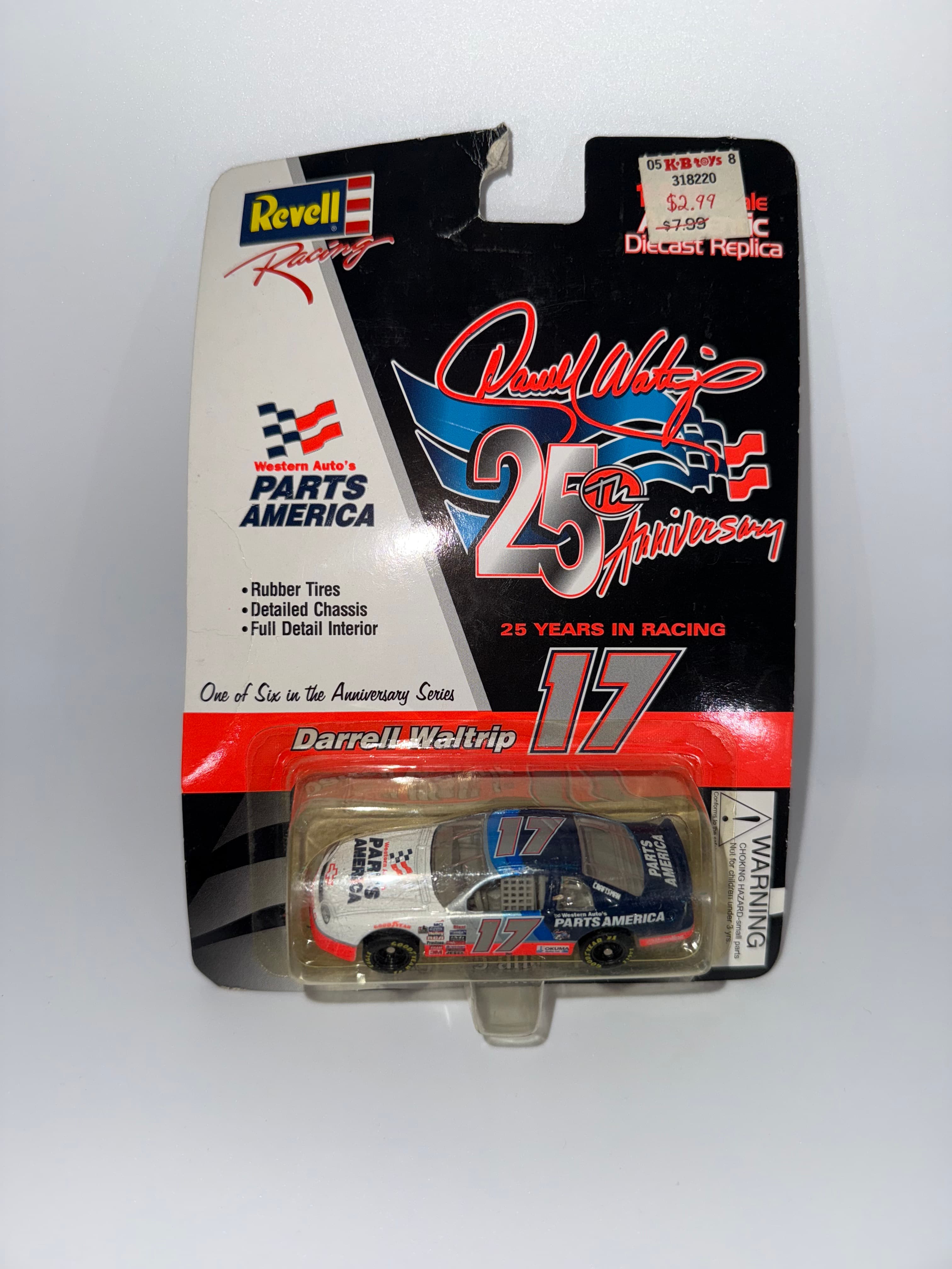 Darrell Waltrip #17 25th Anniversary Diecast Car