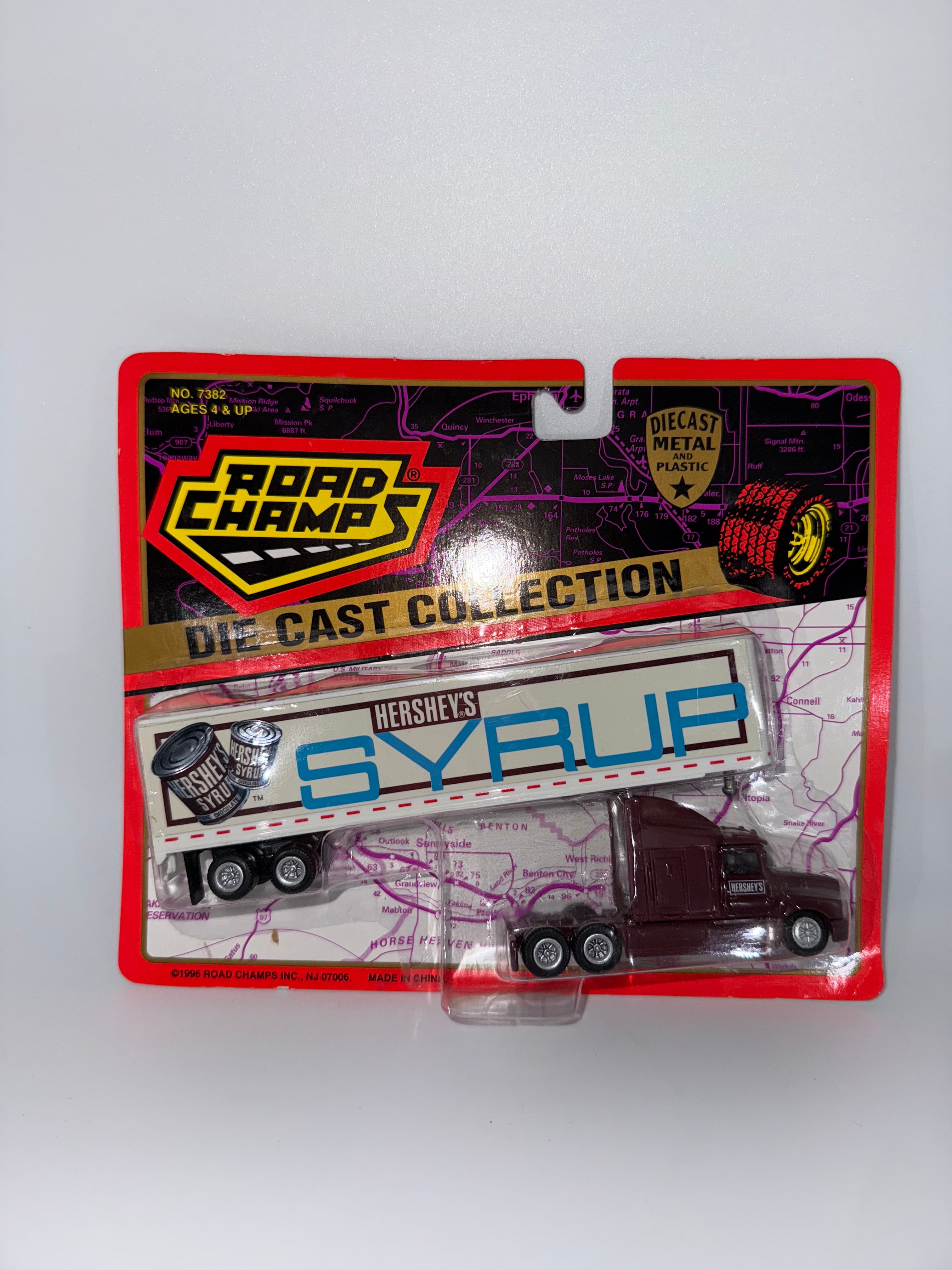 ROAD CHAMPS Hershey's Syrup Diecast Truck Unopened
