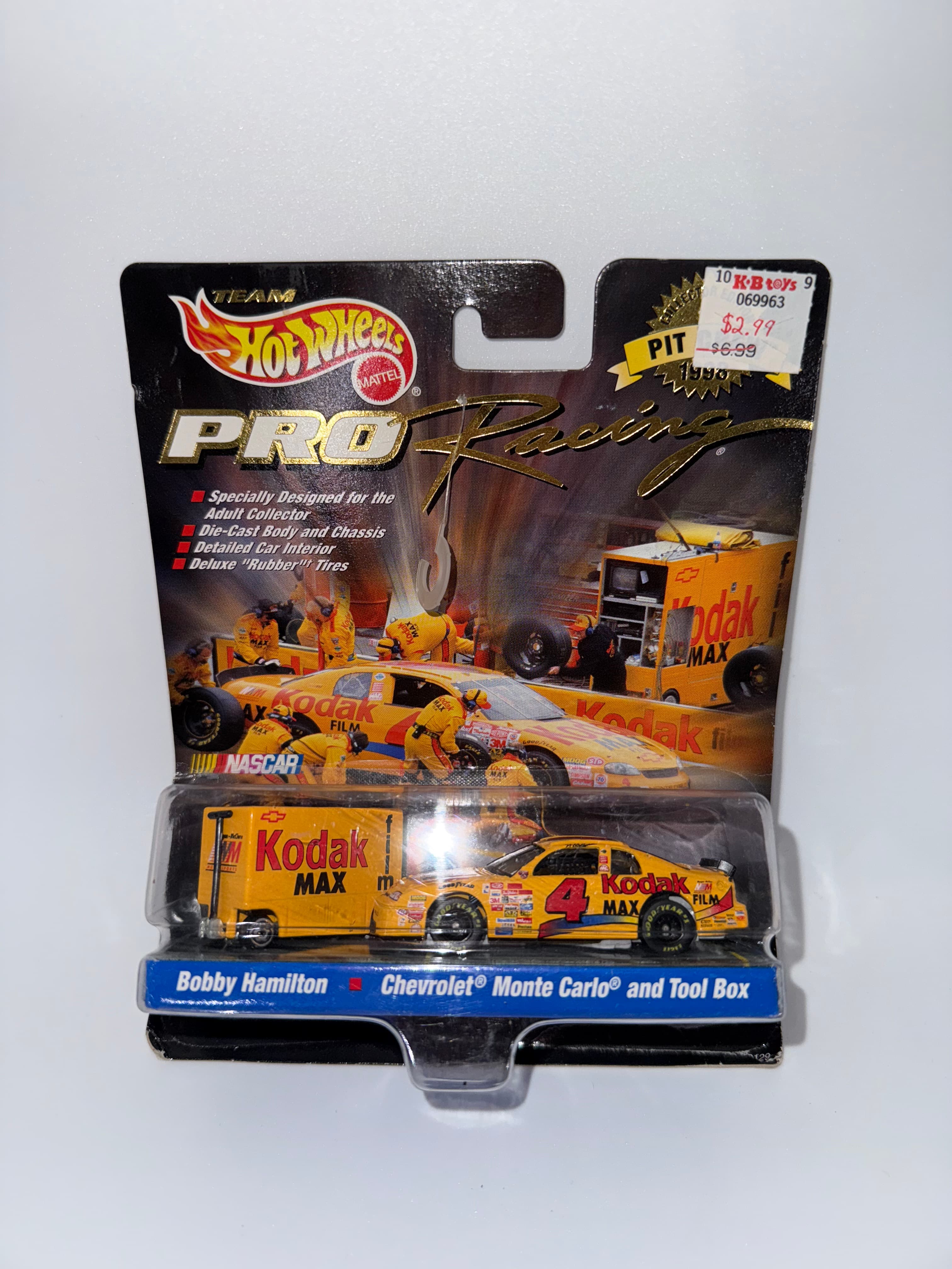 Hot Wheels Kodak Max Bobby Hamilton Die-Cast Car