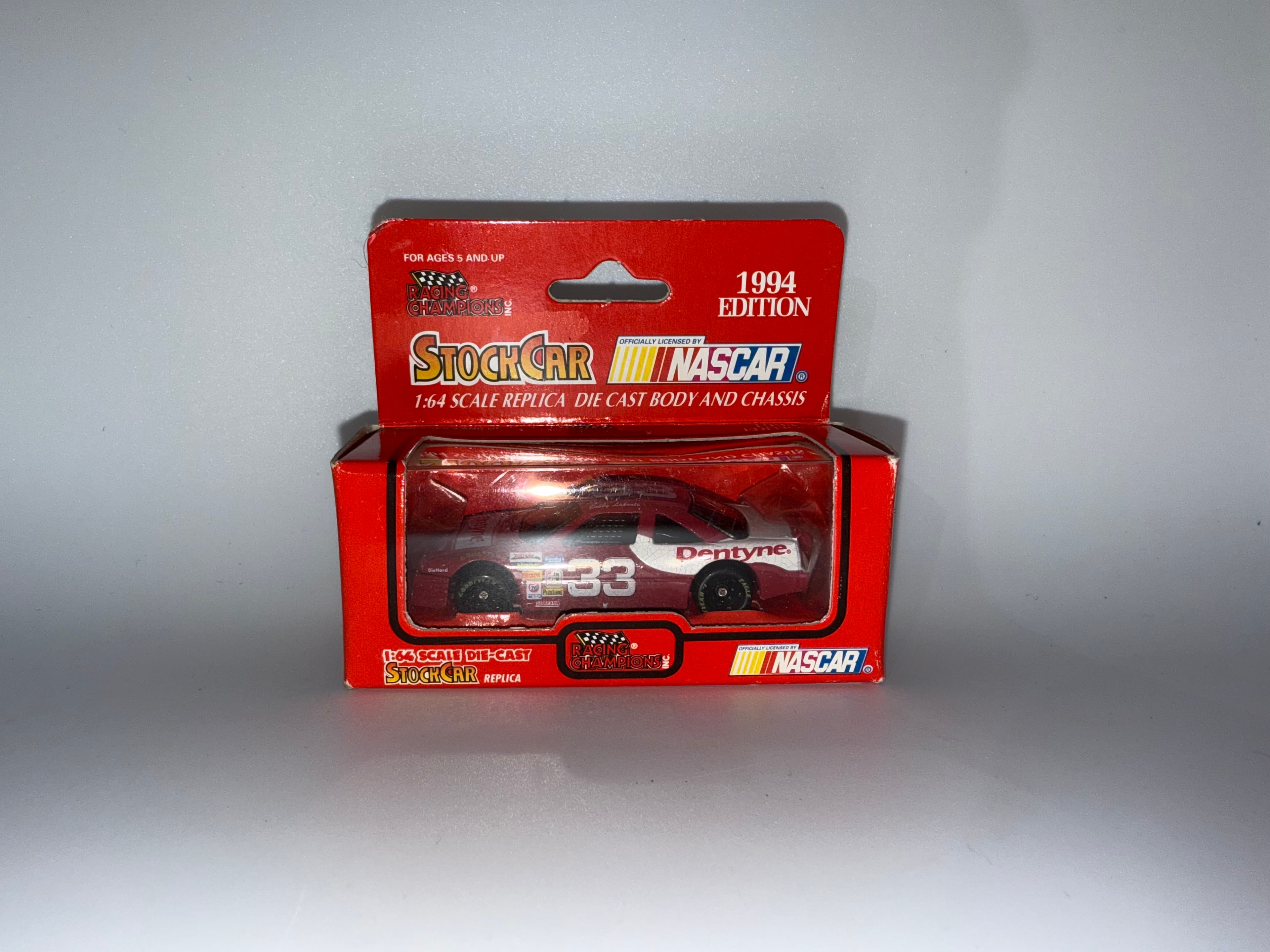 1994 Dentyne NASCAR #33 Stock Car Diecast Unopened