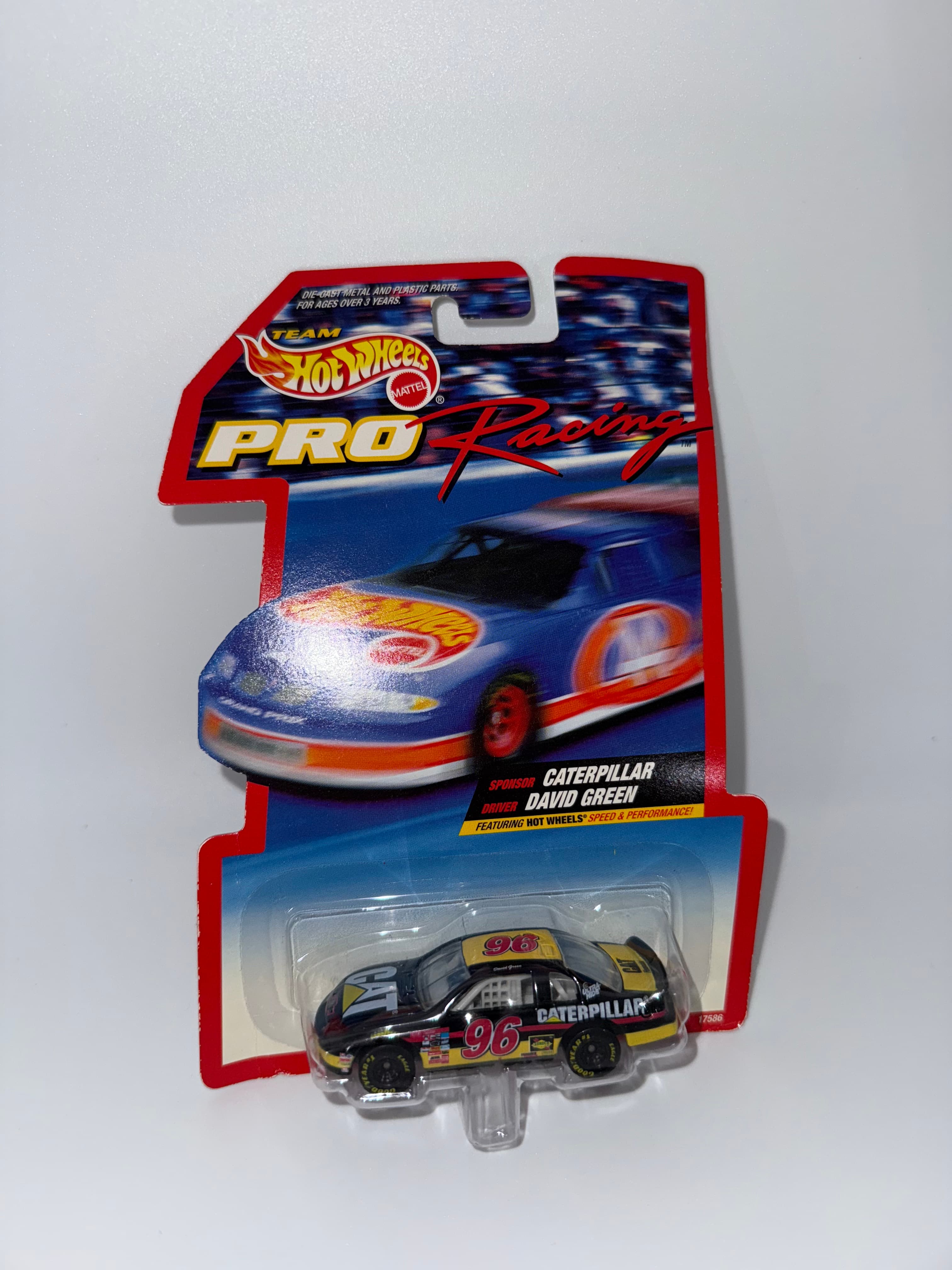 Hot Wheels Pro Racing '96 Caterpillar David Green NIB