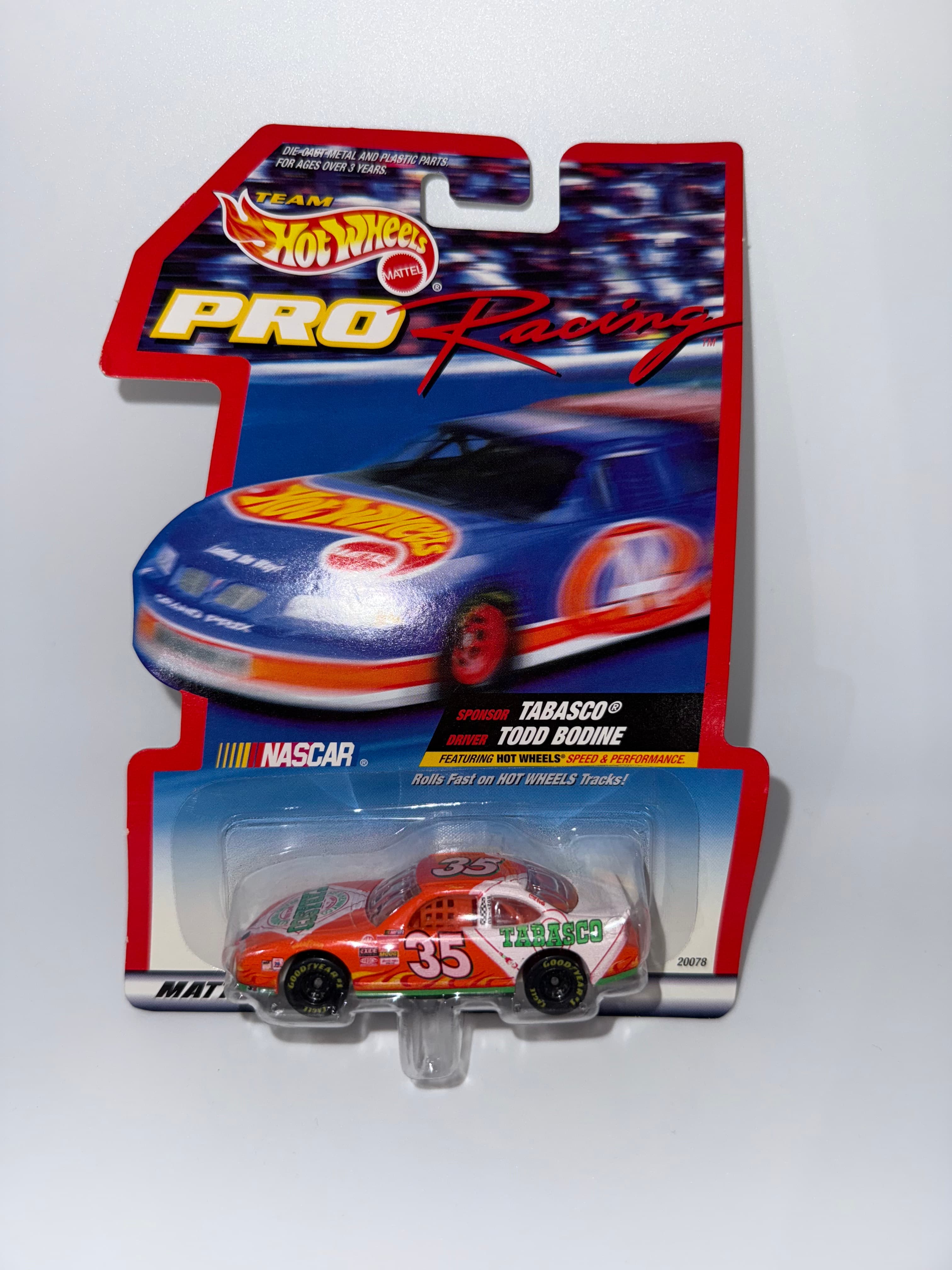 Hot Wheels Tabasco Pro Racing #35 Todd Bodine Unopened