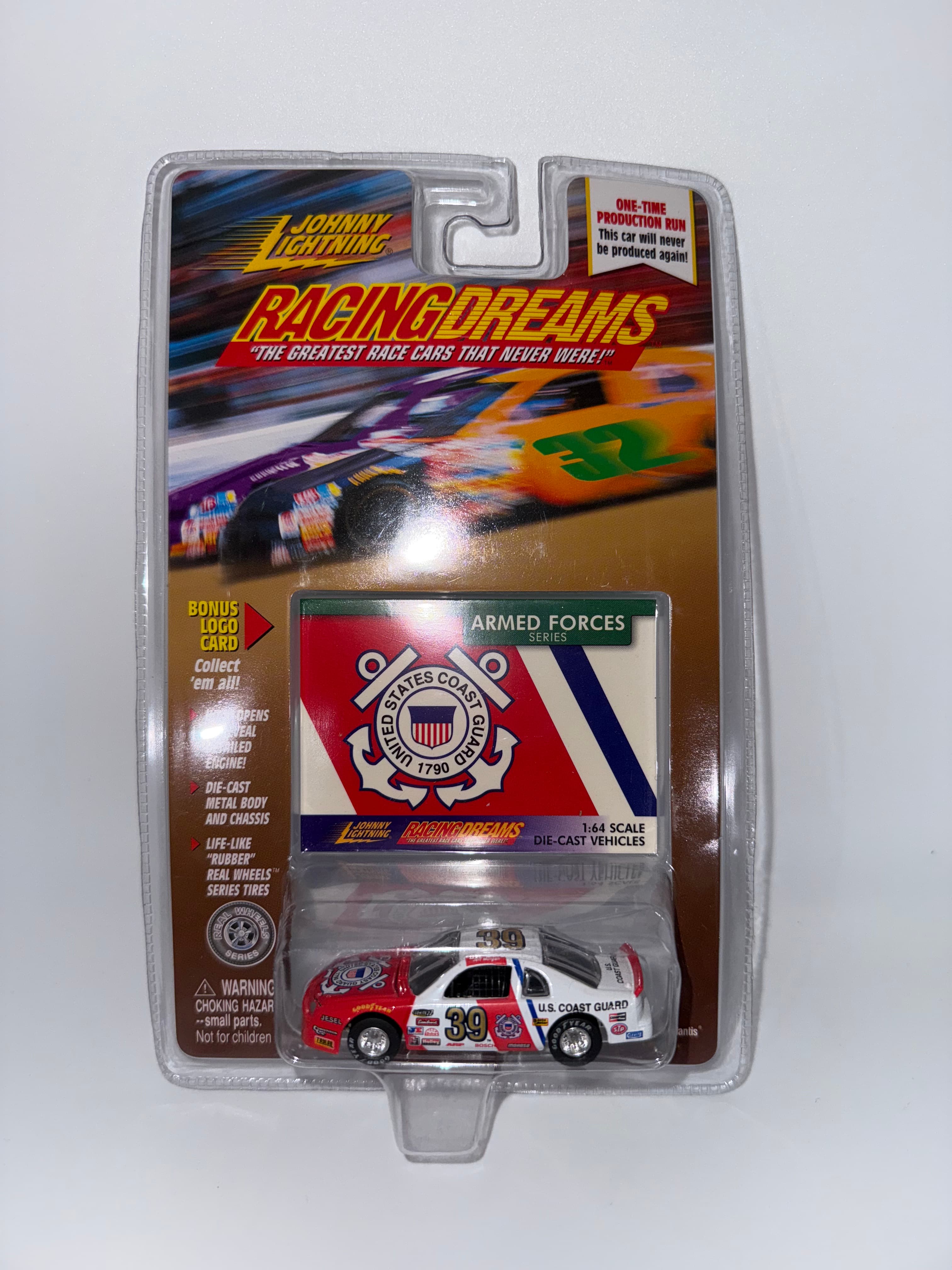 Johnny Lightning Racing Dreams US Coast Guard Die-Cast Car