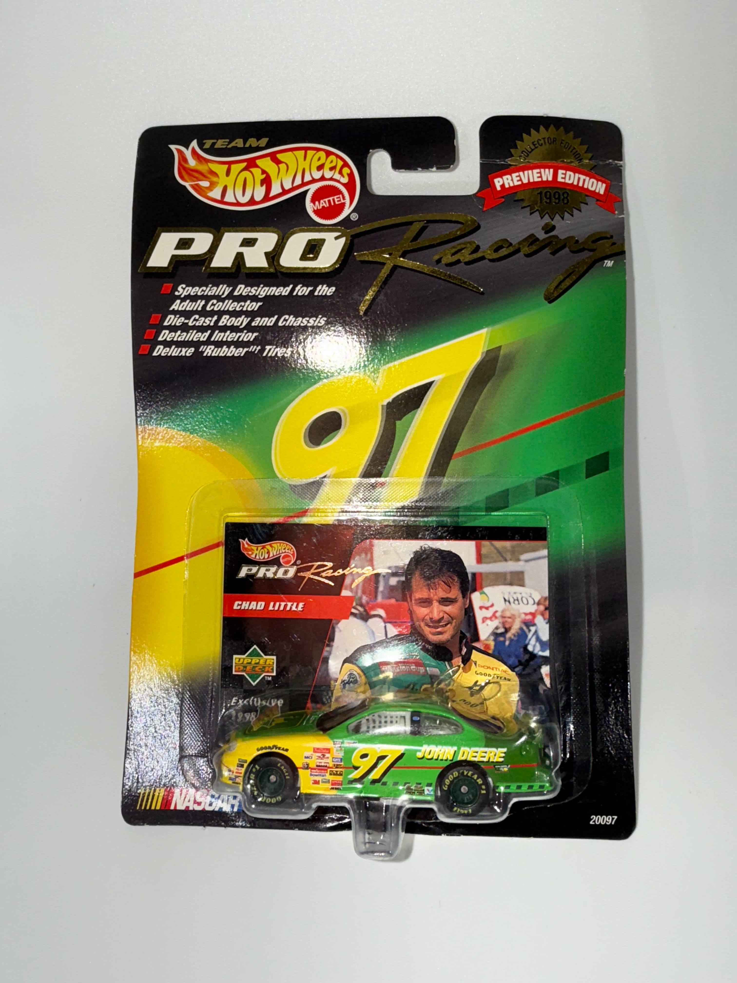 Hot Wheels Pro Racing #97 John Deere Preview Edition