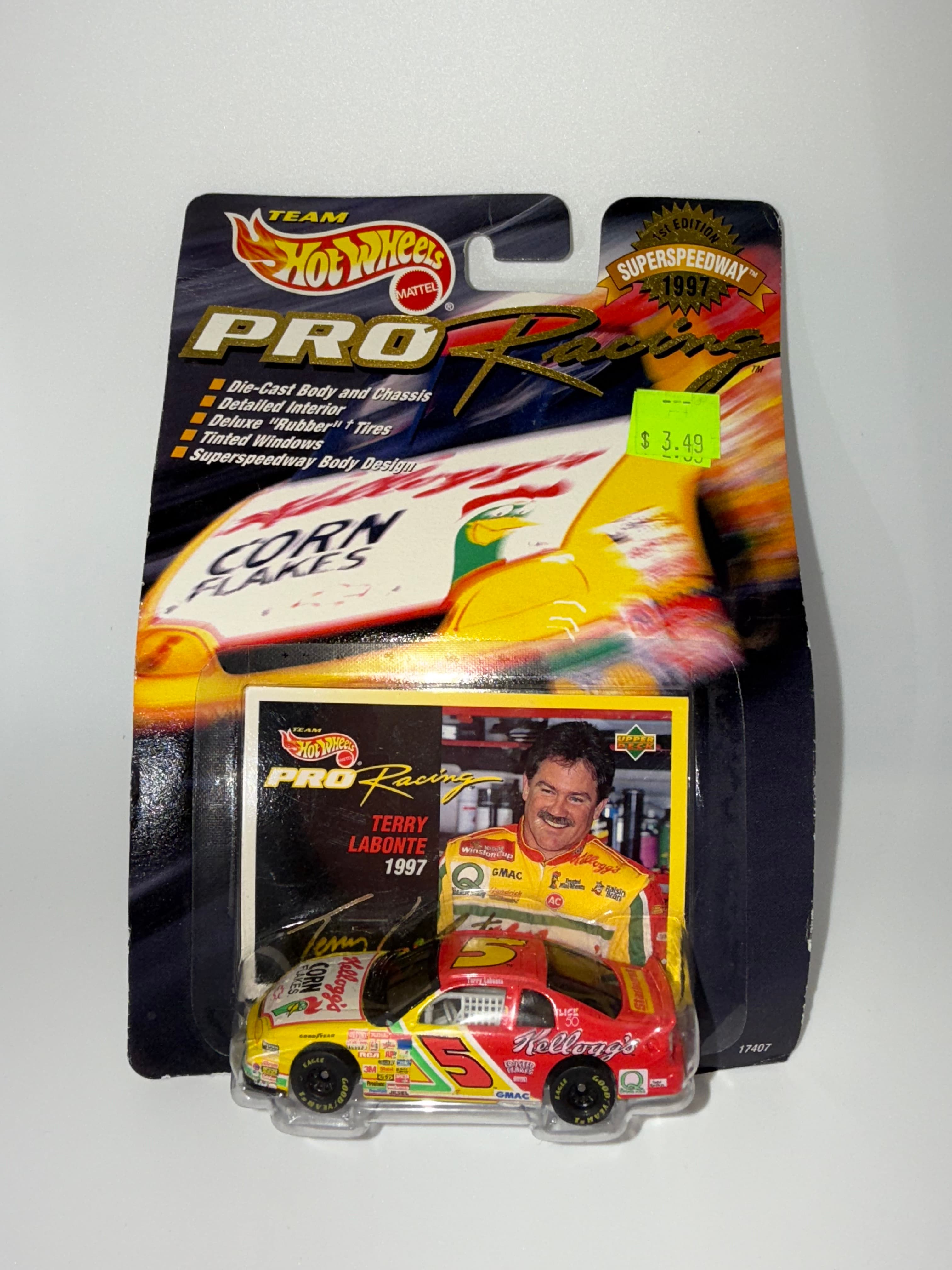 Hot Wheels 1997 Terry Labonte Pro SuperSpeedway Die-Cast