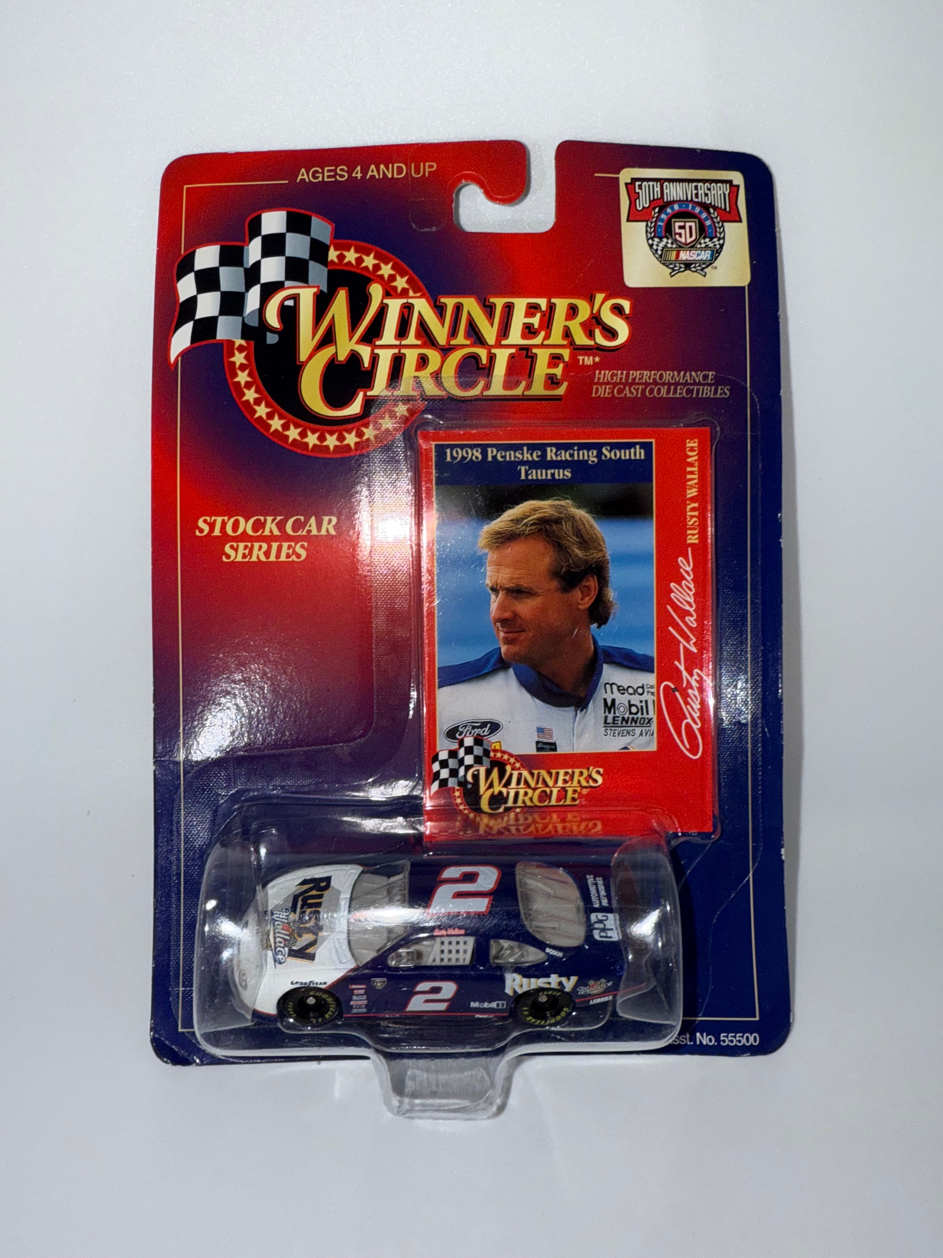 Winner's Circle Rusty Wallace #2 NASCAR 50th Anniversary