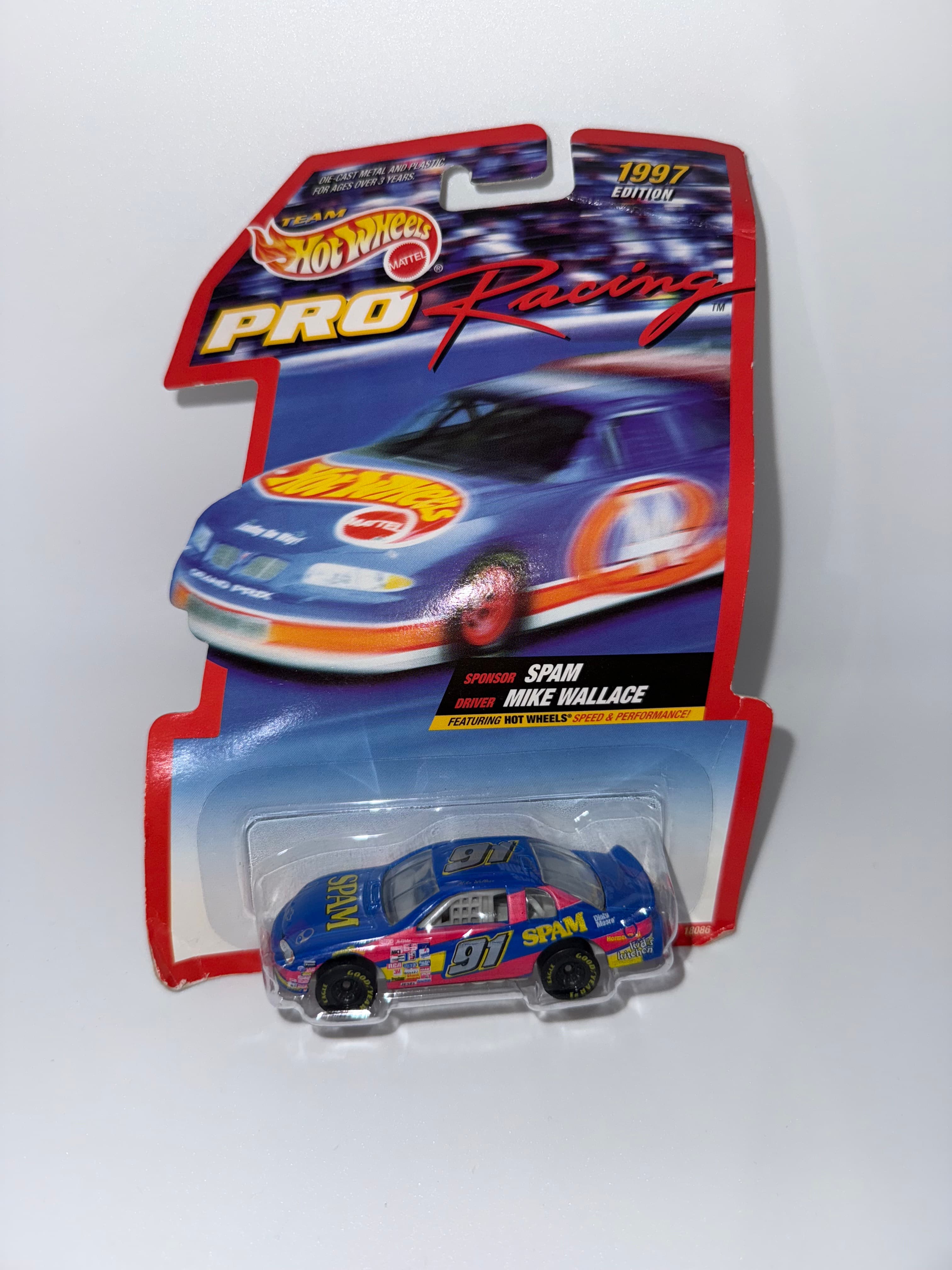 Hot Wheels #91 Mike Wallace Racing Car 1997 Edition