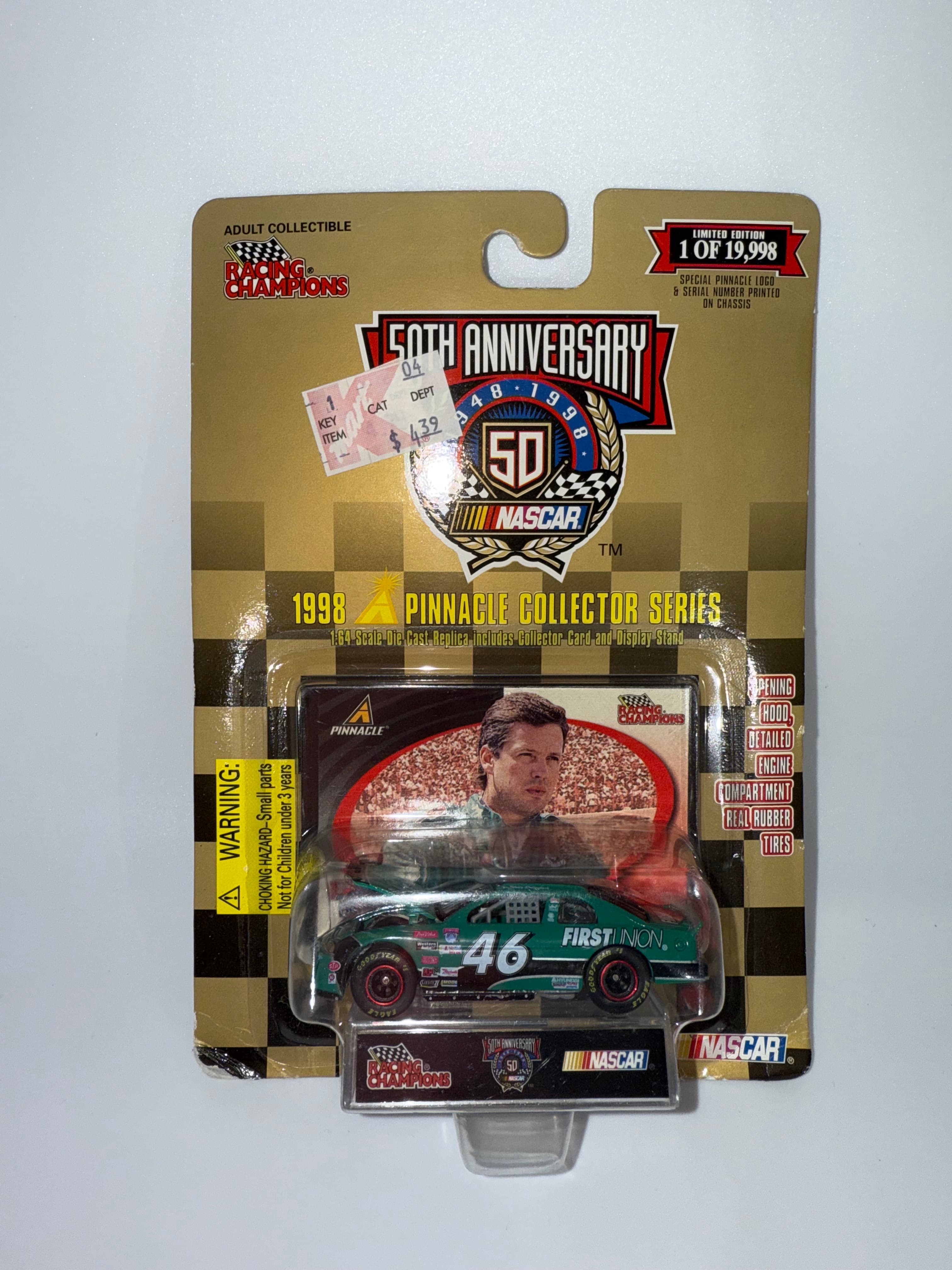 50th Anniversary NASCAR #46 Car 1 of 1998 Limited Edition