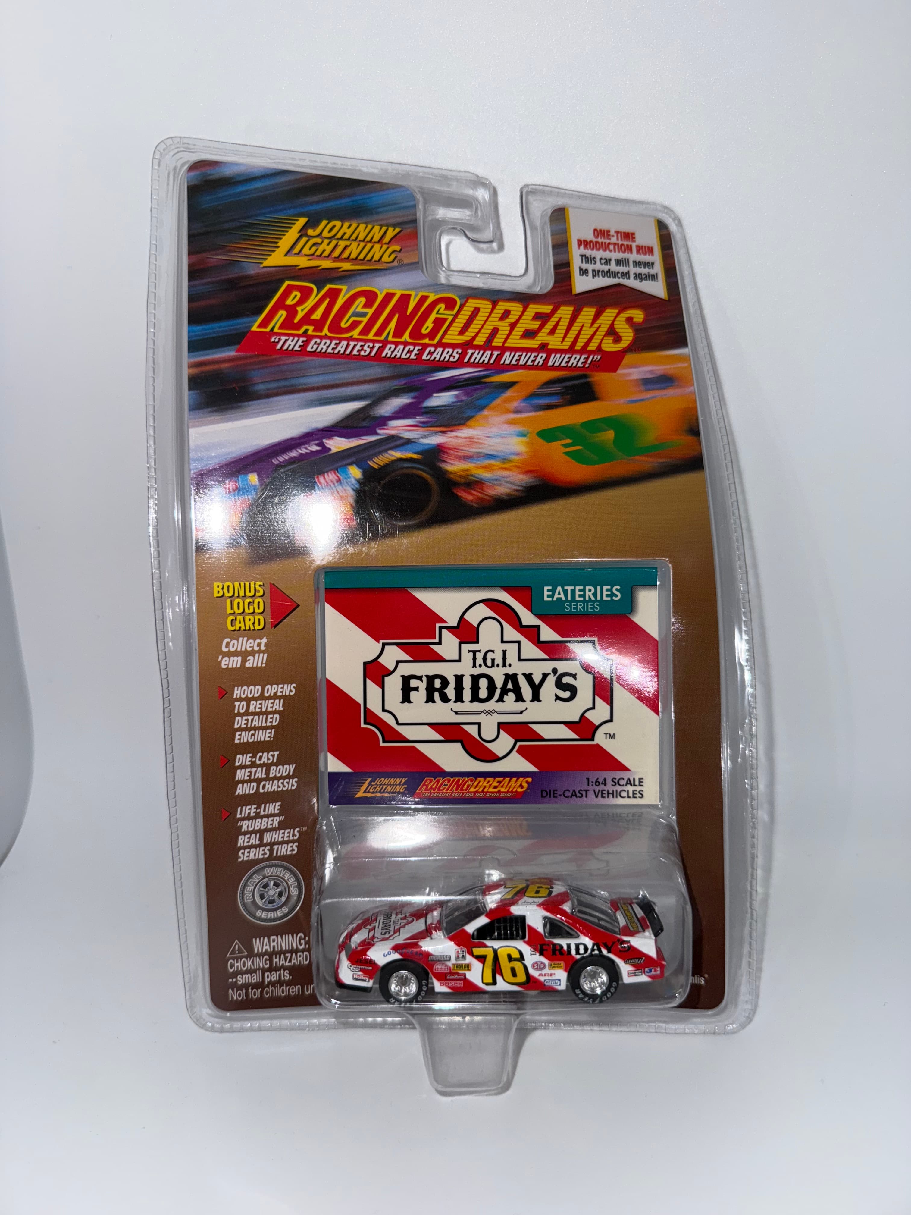 TGI Fridays 76 Racing Dreams Die-Cast Car Unopened