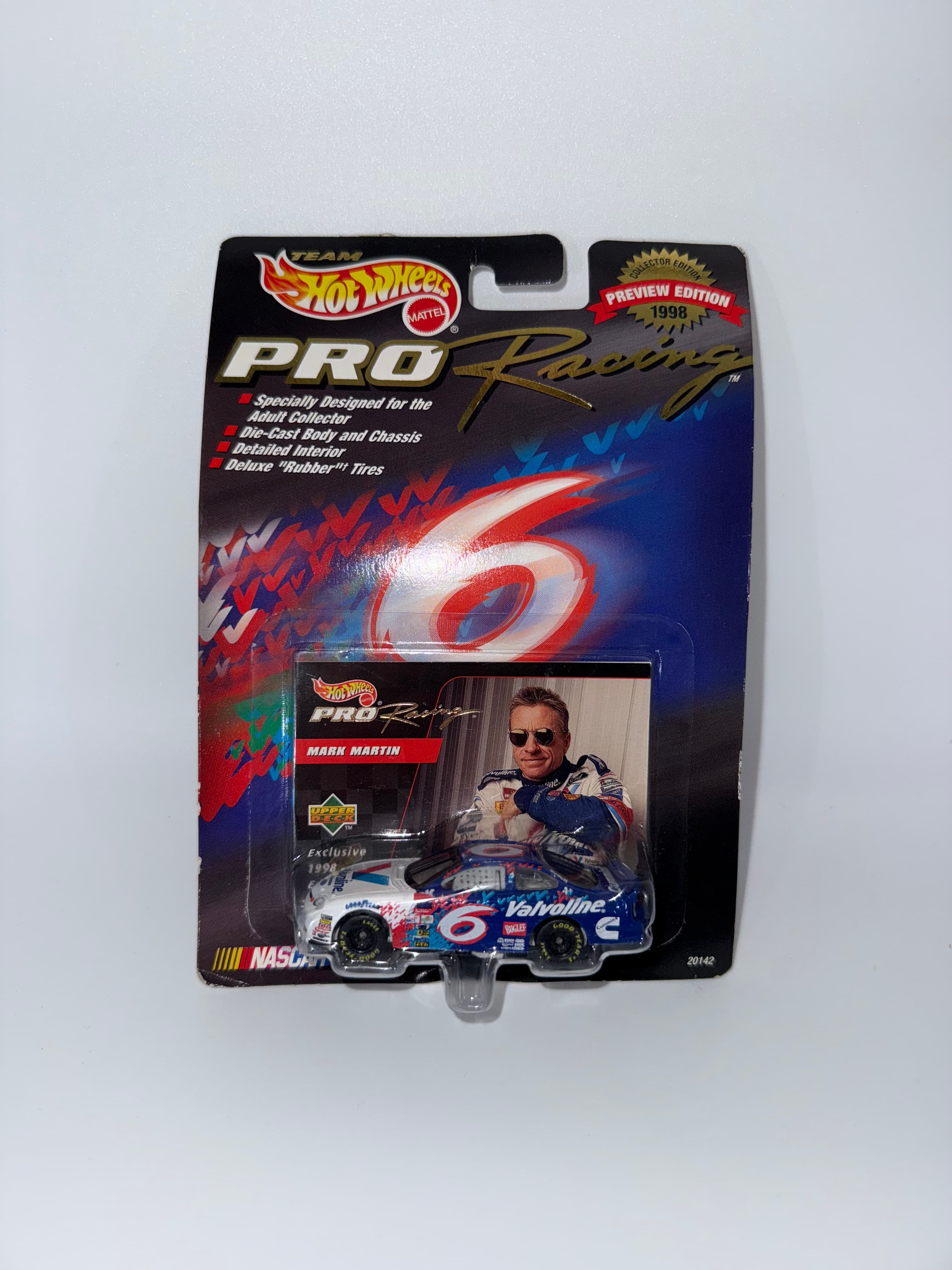 Hot Wheels Pro Racing Mark Martin #6 1998 Edition