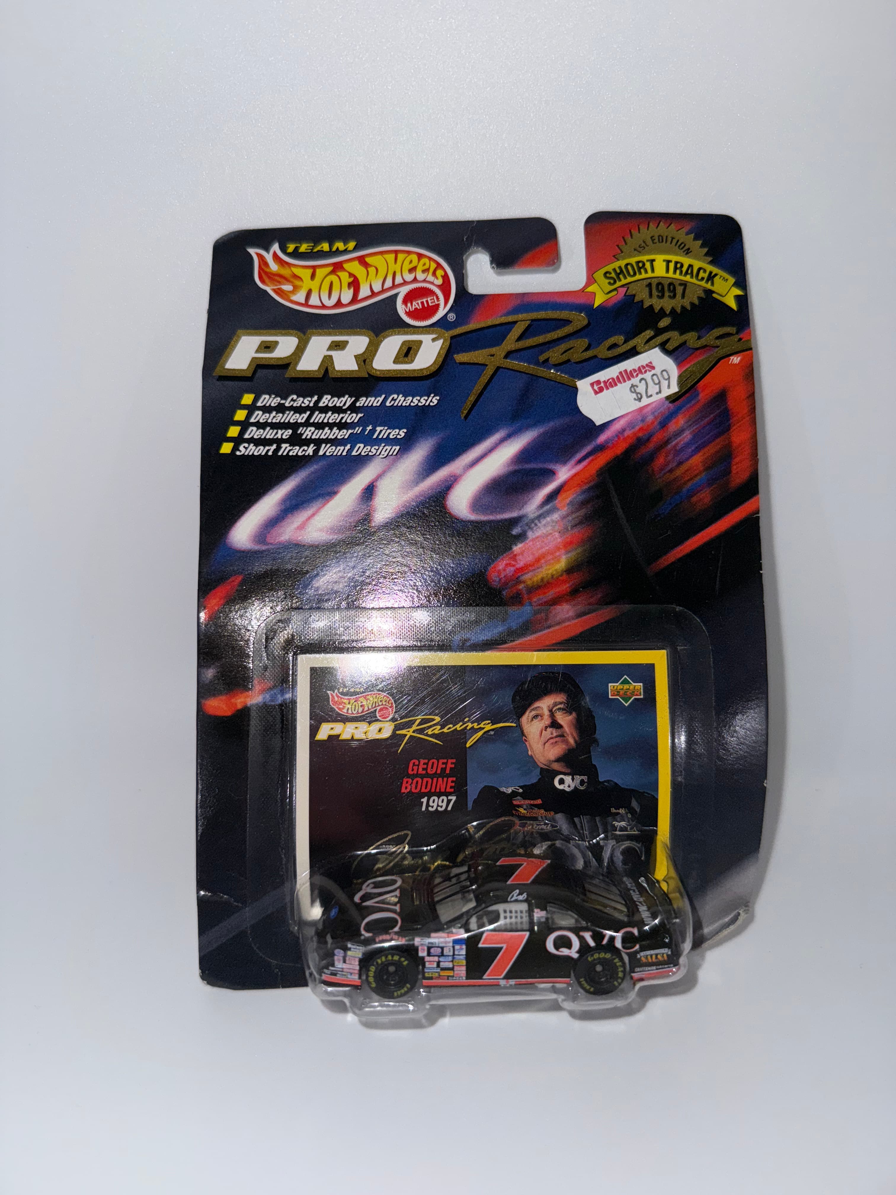 Hot Wheels Pro Racing #7 Geoff Bodine 1997 Die-Cast