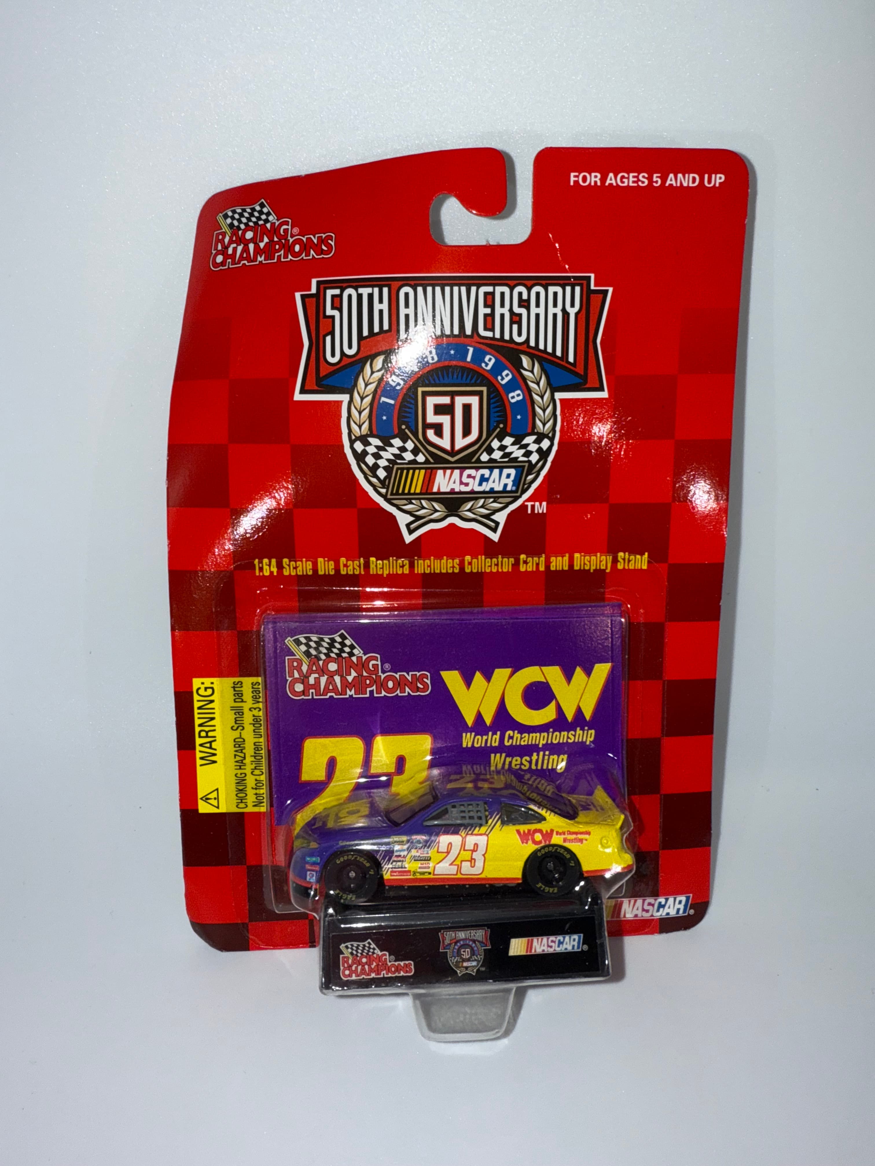 50th Anniversary WCW #23 NASCAR Die-Cast Car