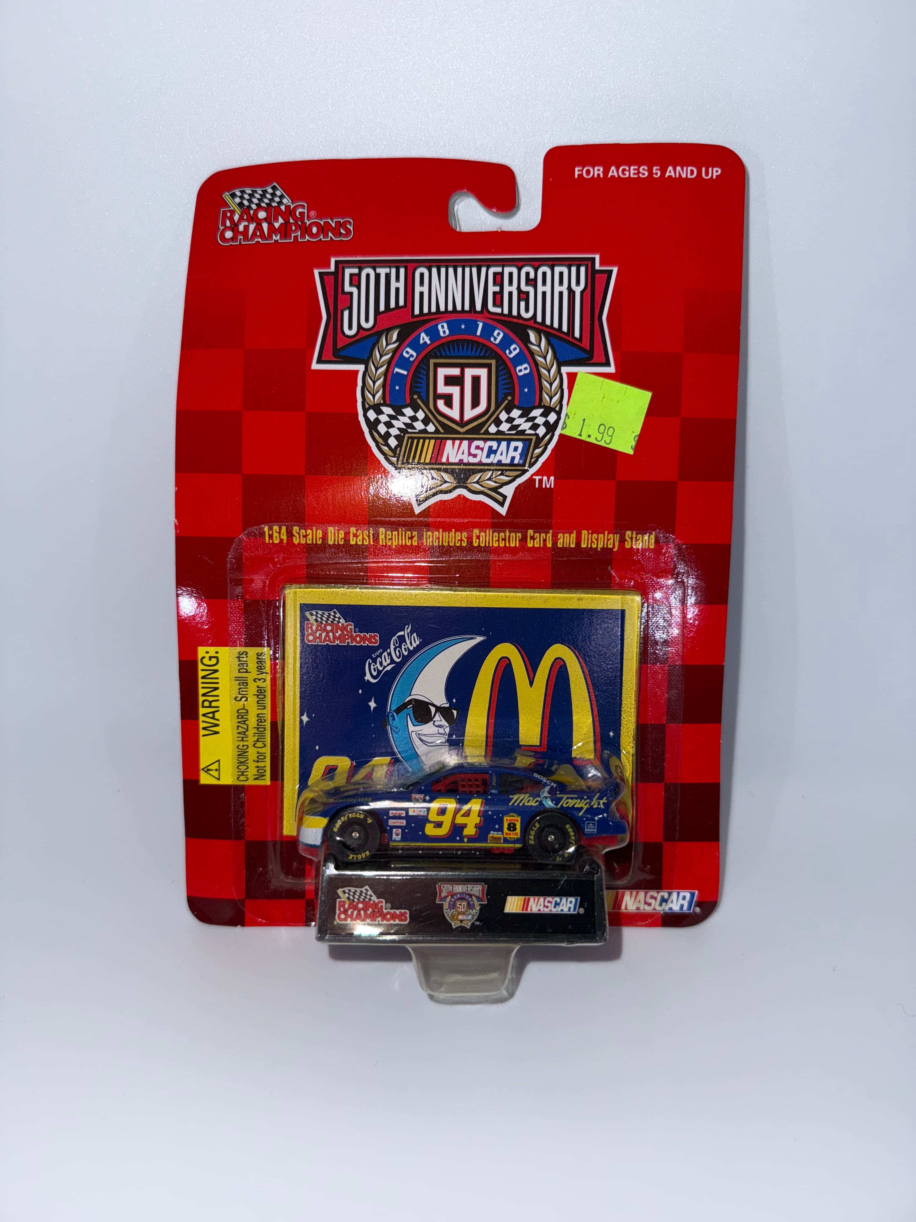 94 McDonald's 50th Anniversary Coca-Cola NASCAR Diecast