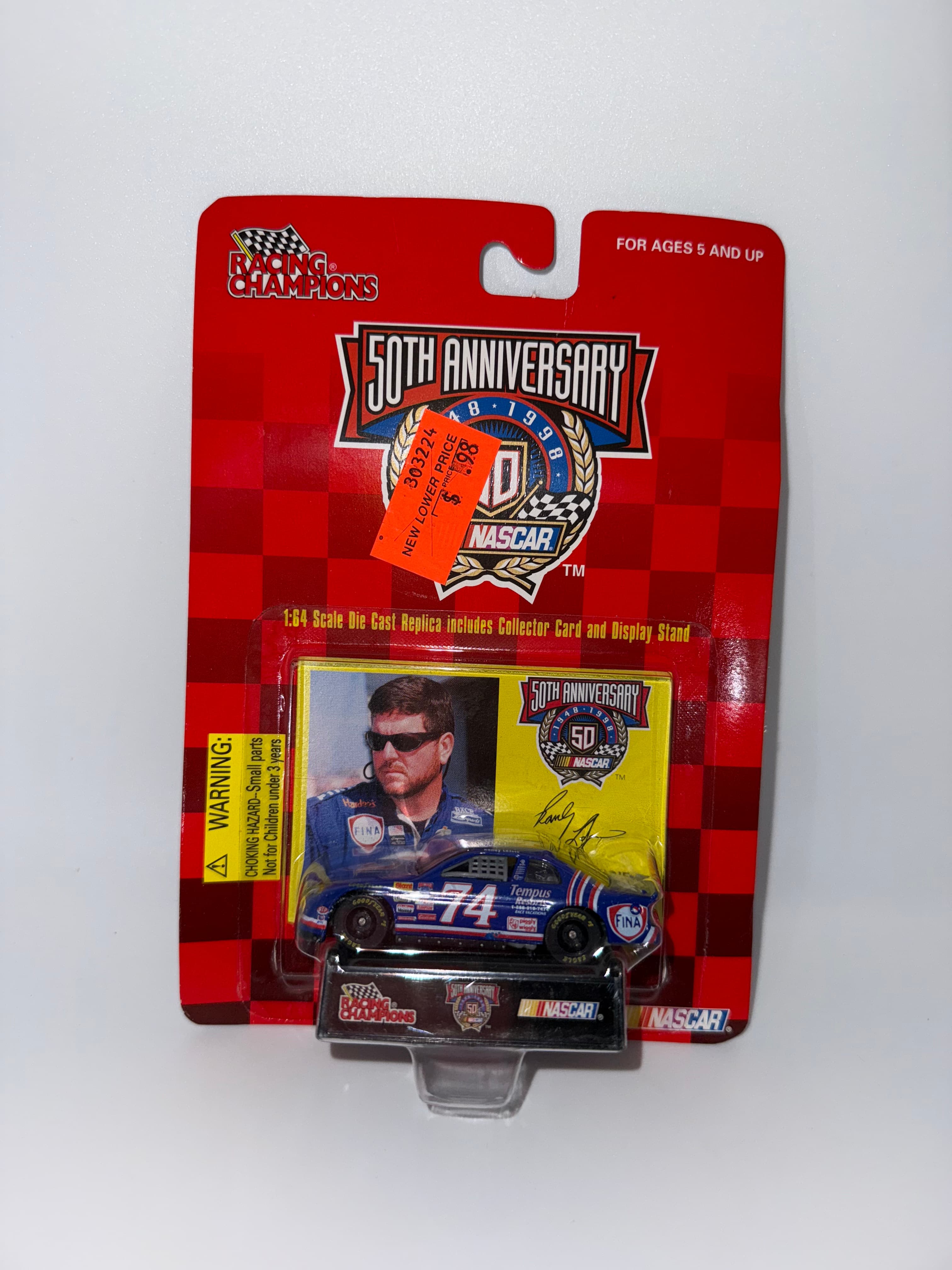 50th Anniversary NASCAR #74 Die-Cast Car - Racing Champions