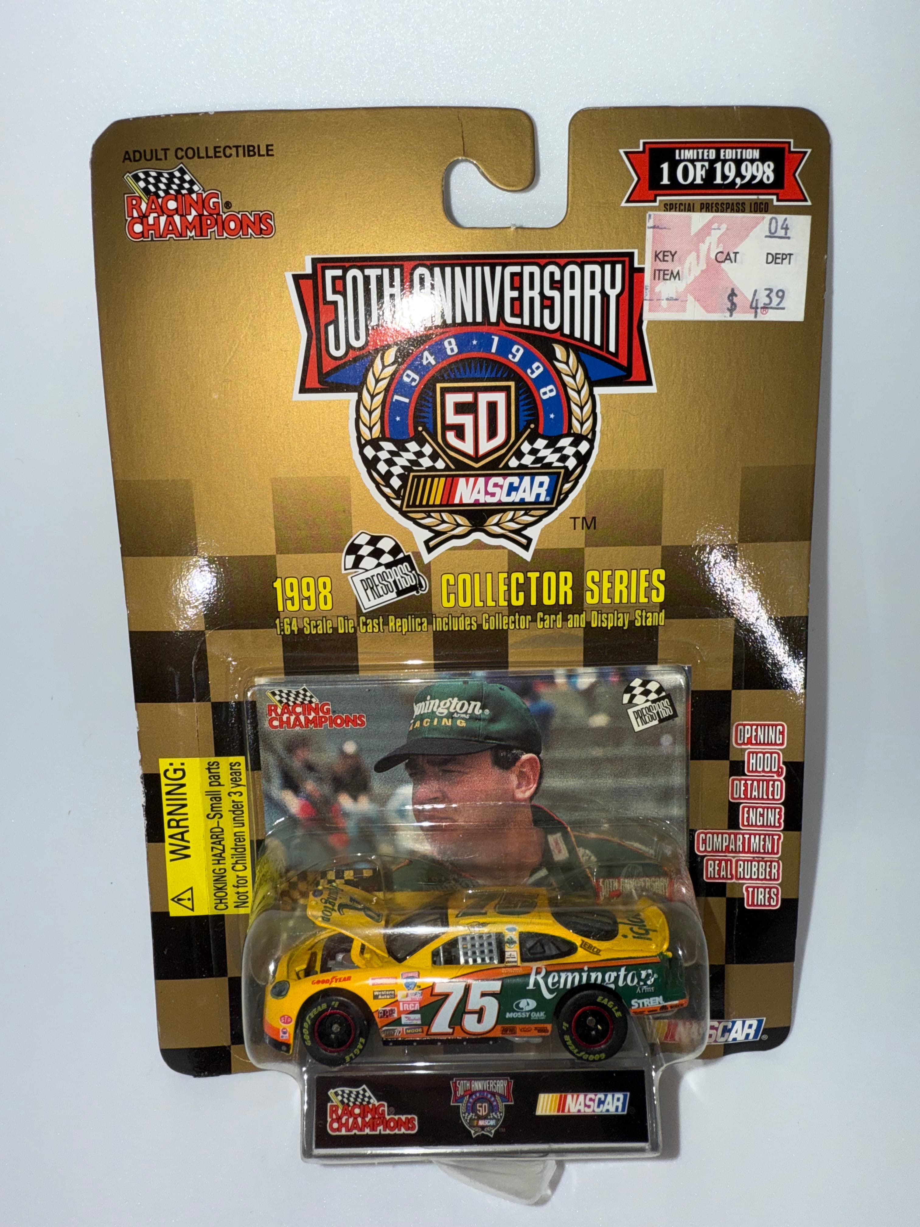 50th Anniversary NASCAR 1998 #75 Die-Cast Limited Edition