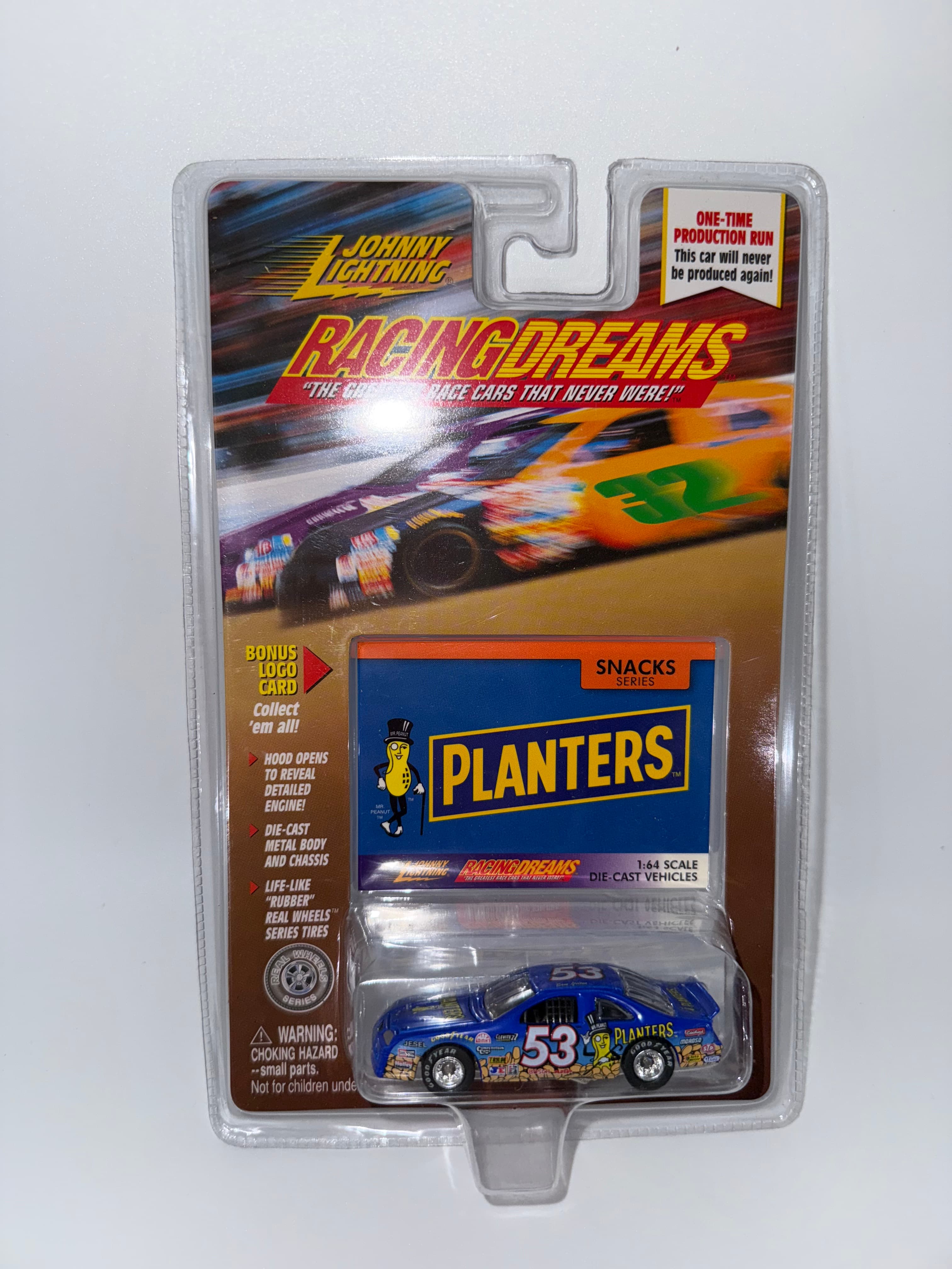 Racing Dreams Planter's Car #53 Die-Cast Model (Snack Series)
